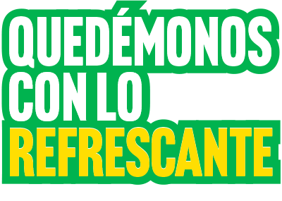 Quedémonos con lo refrescante